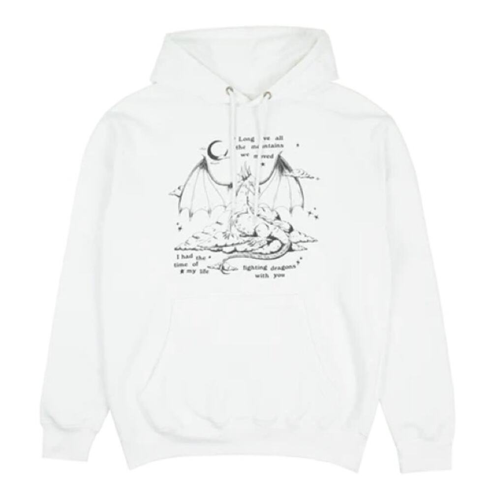 Taylor Swift Fighting Dragons With You Speak Now Taylor's Version White Hoodie L